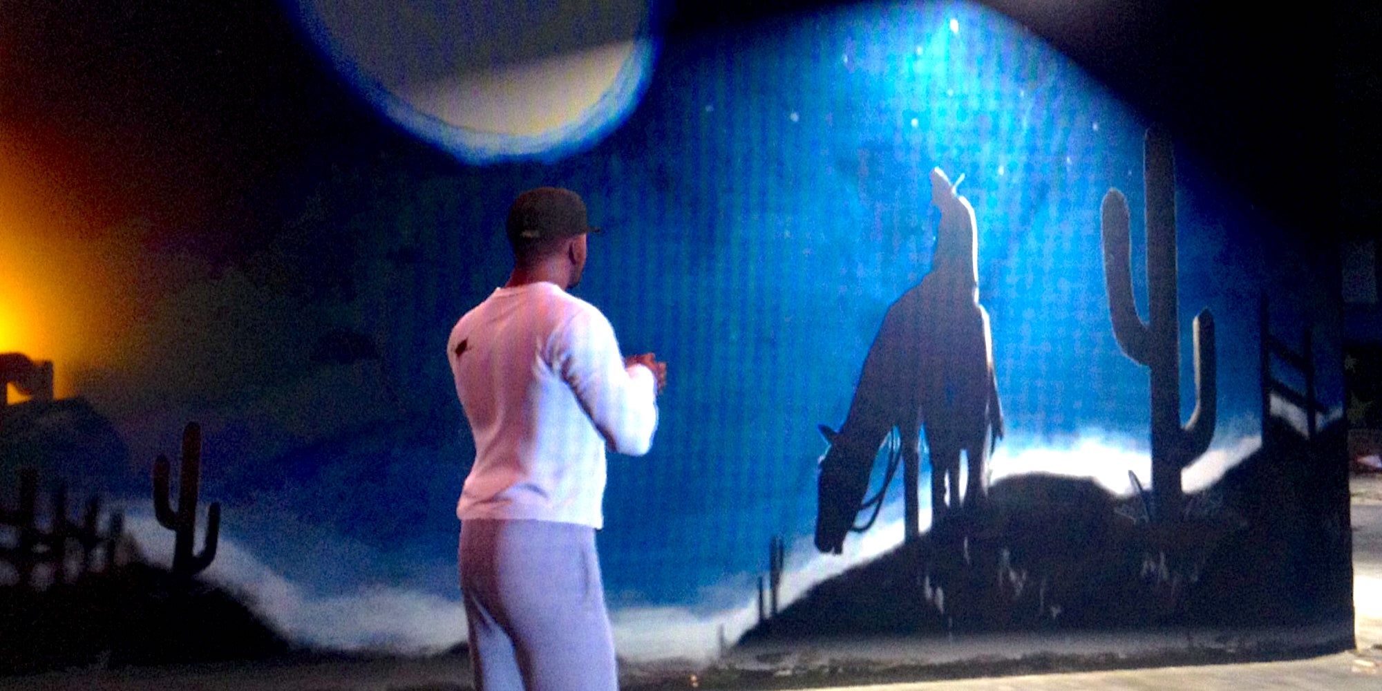Red Dead Redemption John Marston Mural In GTA 5.