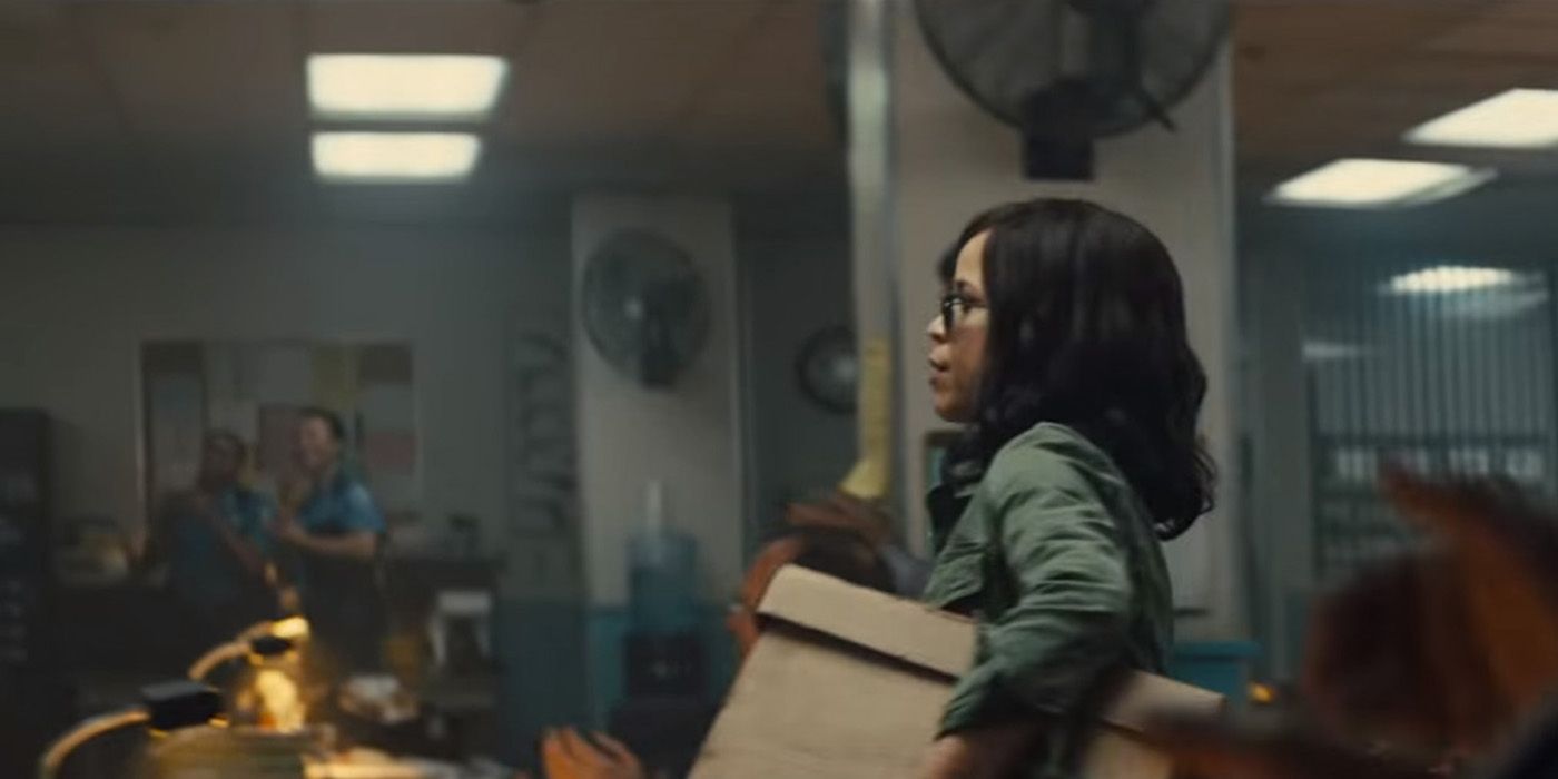 Renee Montoya at the GCPD in Birds of Prey.
