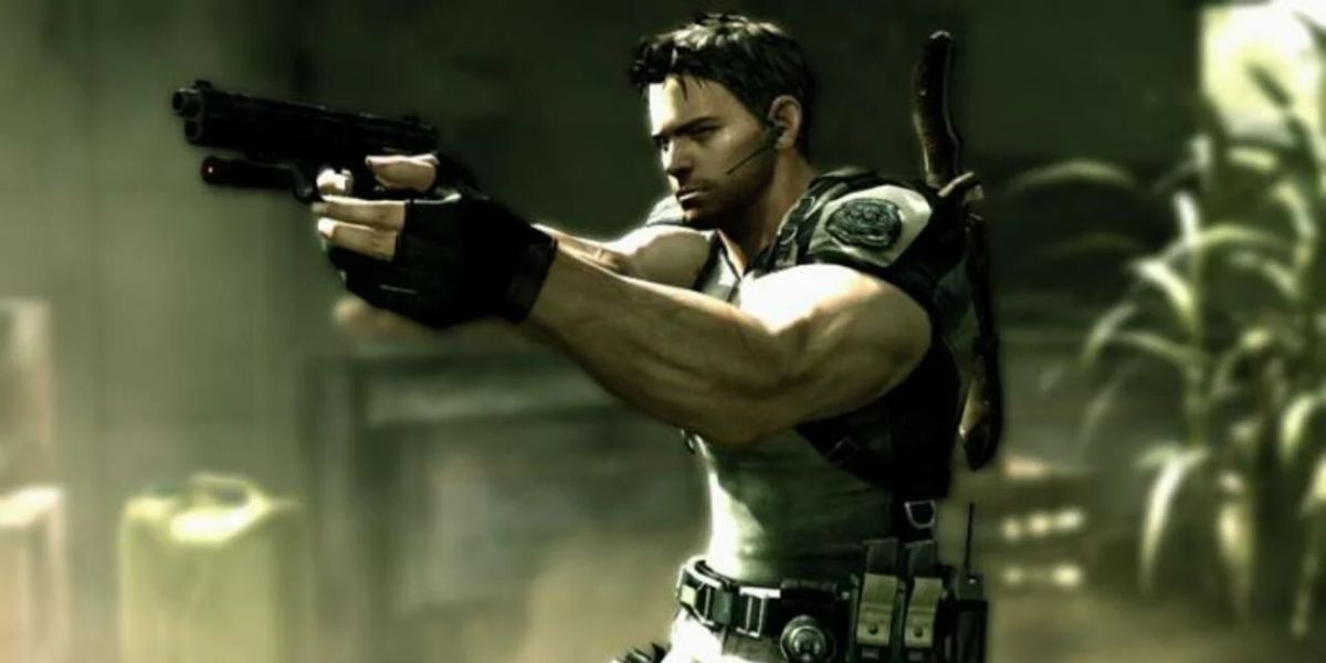 Chris Redfield as he appears in Resident Evil 5.