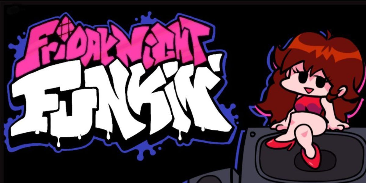 Friday Night Funkin' title splash and Girlfriend.