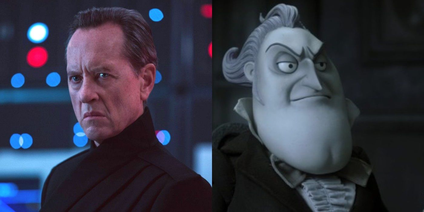 Richard E Grant and Barkis Bittern in Corpse Bride