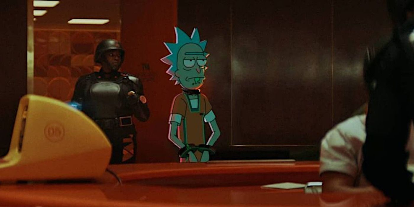 Rick Sanchez Is Arrested by the TVA in Loki Crossover Art