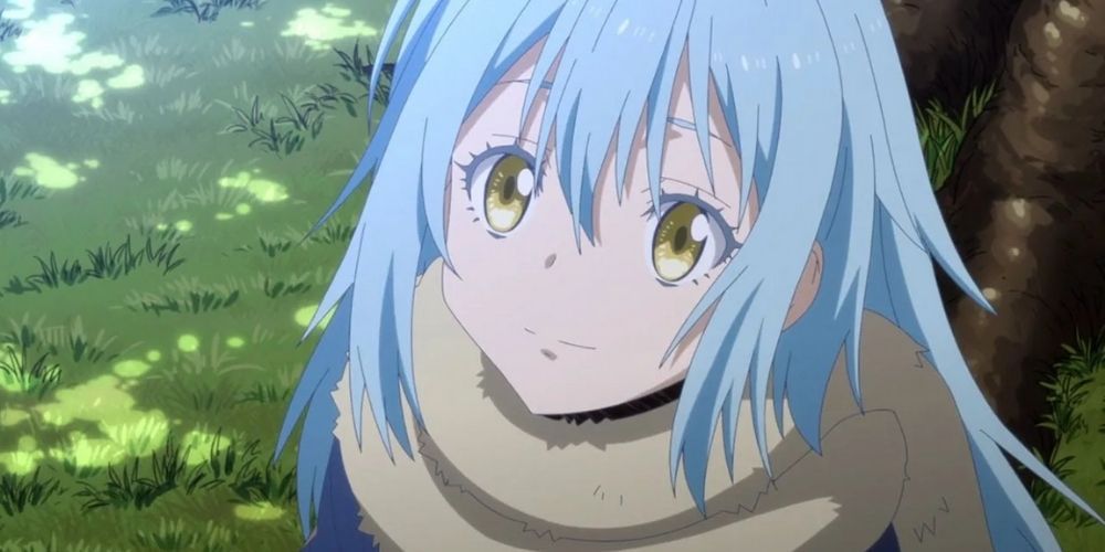 Rimuru looking to the sky in That Time I Got Reincarnated As a Slime