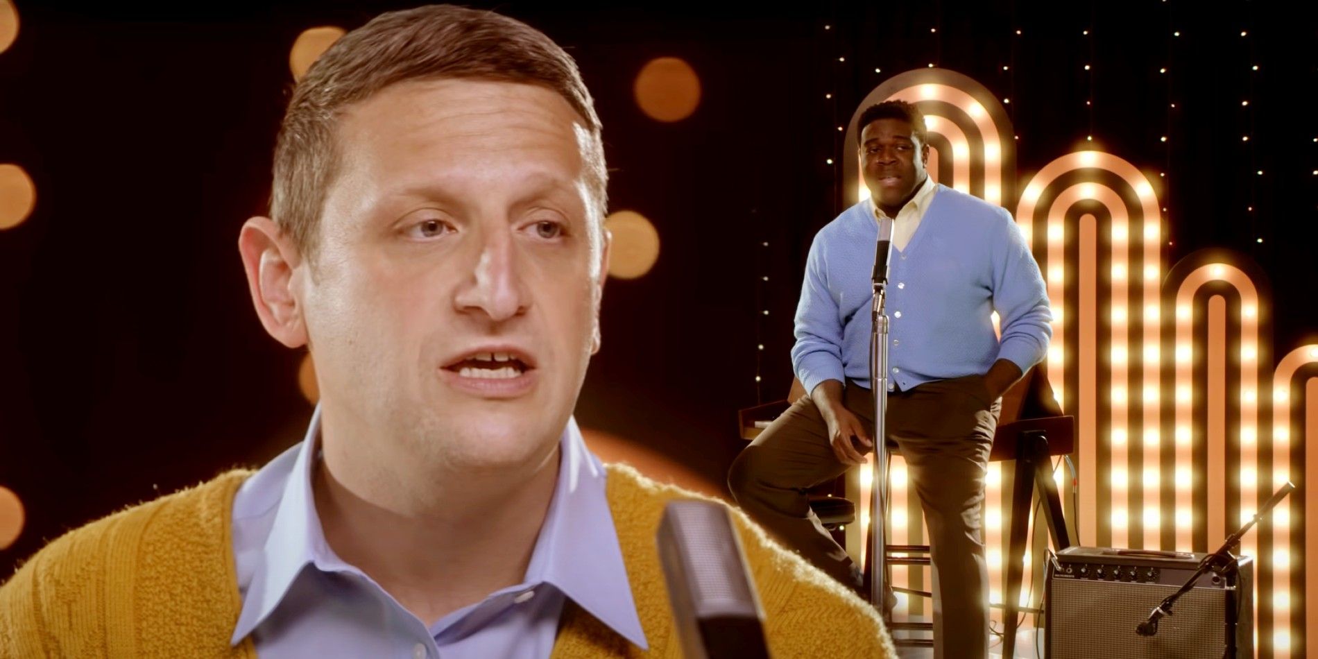 Tim Robinson and Sam Richardson sing in I Think You Should Leave season 2 promo.