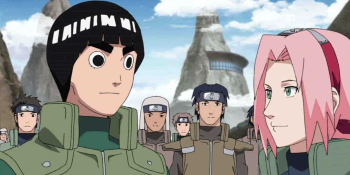 Rock Lee and Sakura