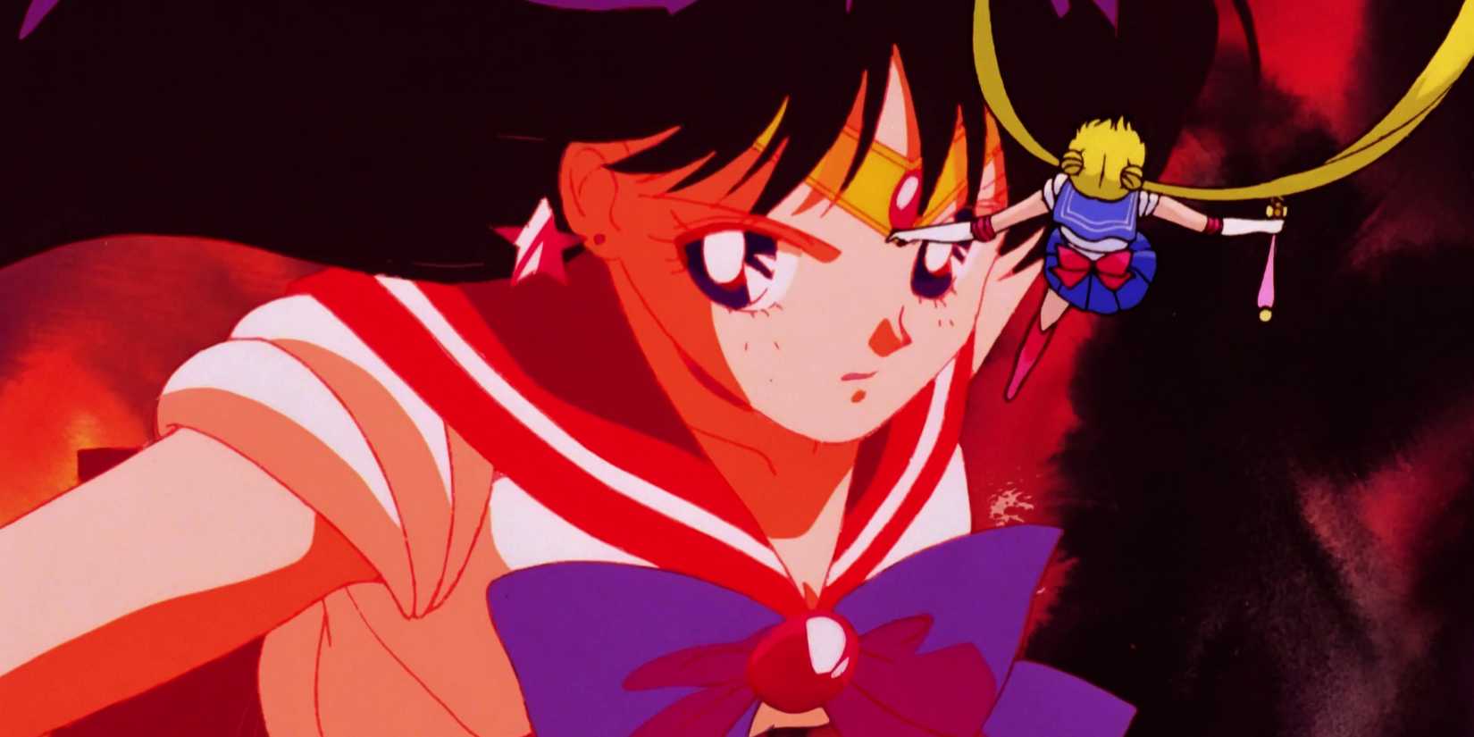 Sailor Mars from the Sailor Moon S opening credits
