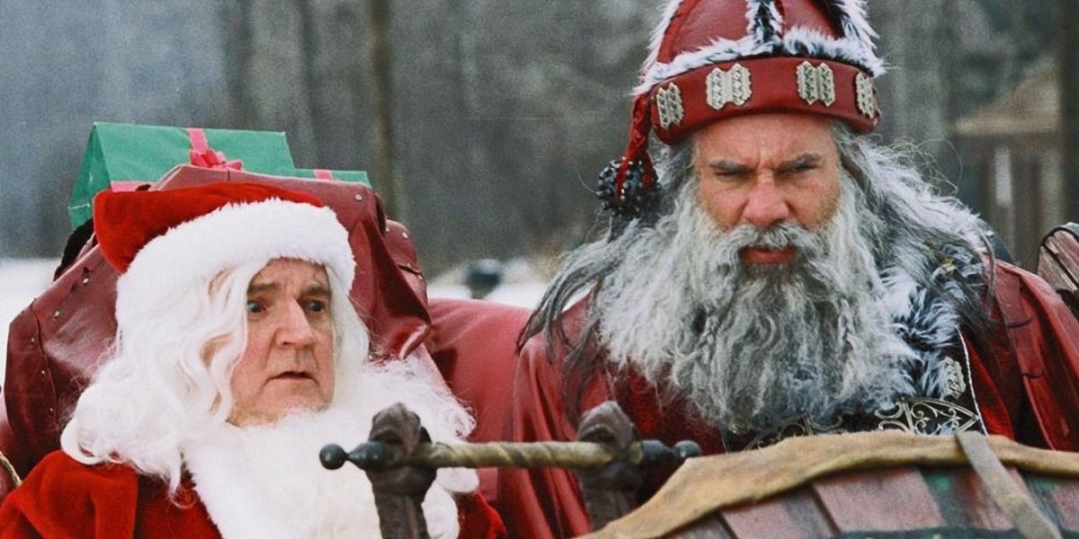 An evil Santa Claus kidnaps a mall Santa in Santa's Slay.