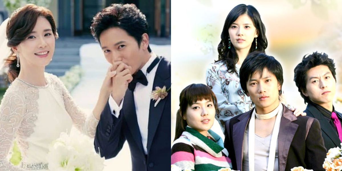 Actors Ji Sung and Lee Bo-Young on their wedding day 