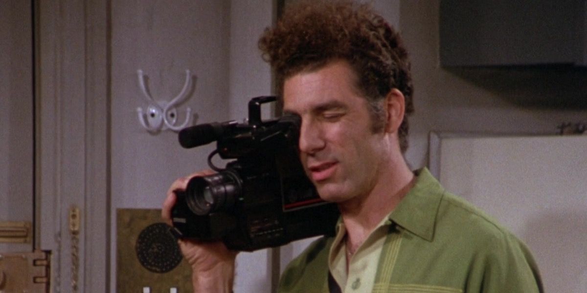 Seinfeld - Kramer håller i en videokamera