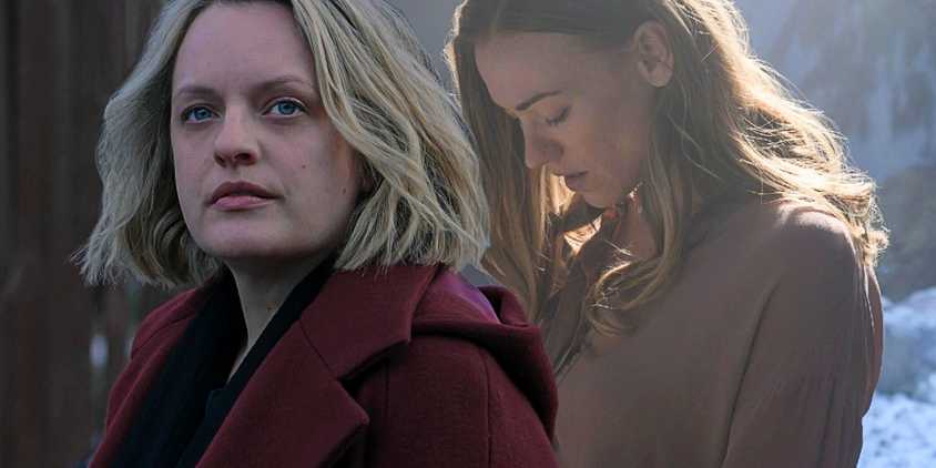Serena Joy and June in The Handmaid's Tale