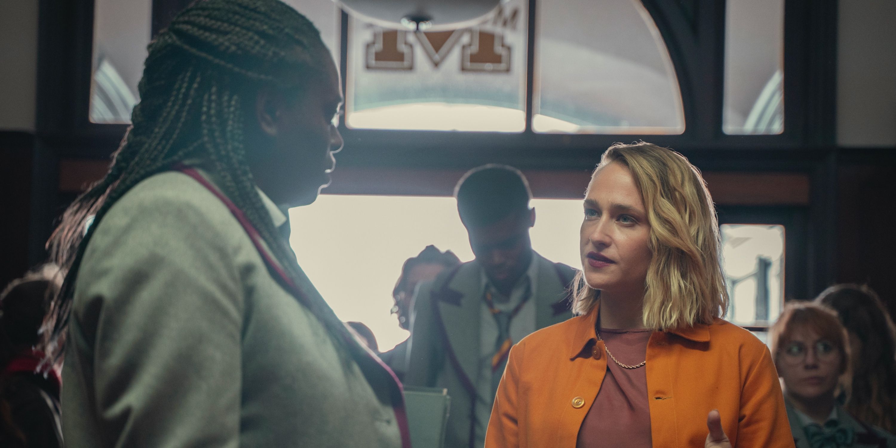 Jemima Kirke as Headmistress Hope in Sex Education Season 3 on Netflix
