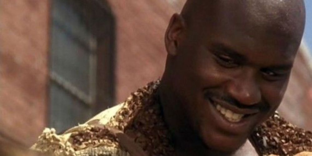 Close-up of Shaw in the movie Kazaam.