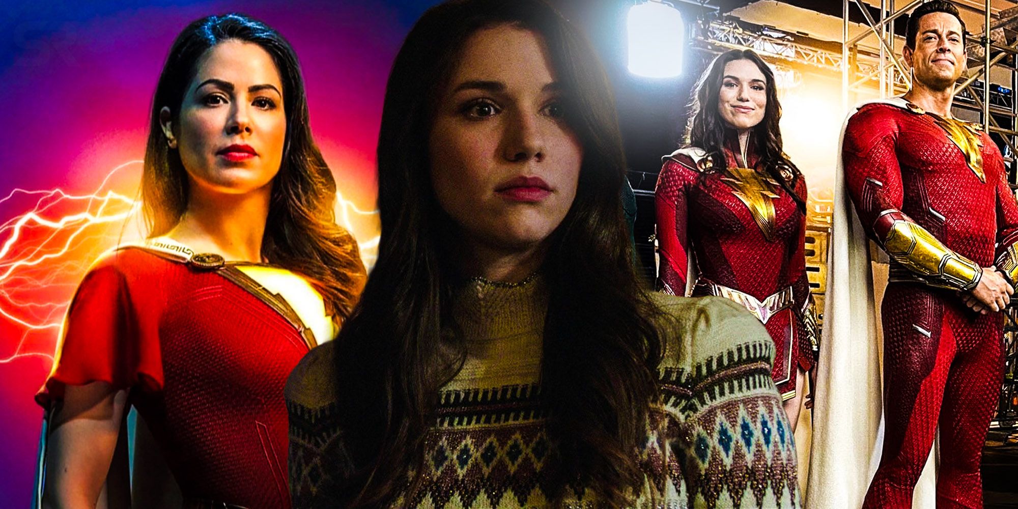 Shazam fury of the gods Grace Fulton now plays both versions of Mary