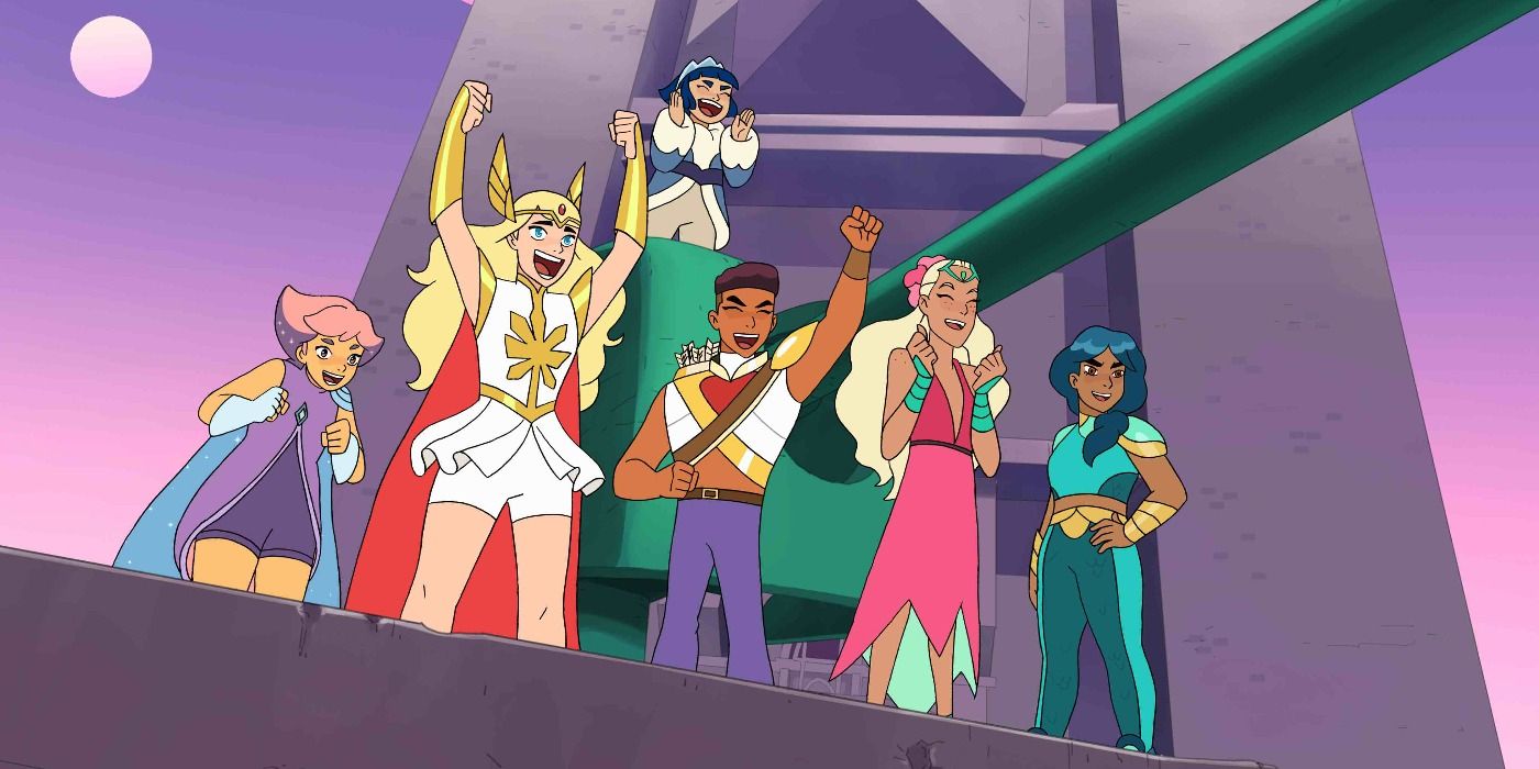 Collage of all the She-Ra characters