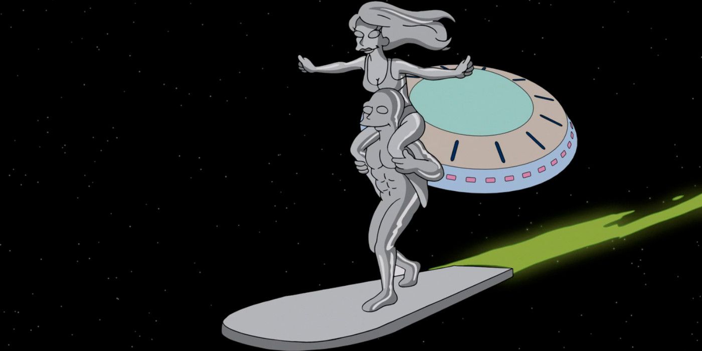 Silver Surfer on The Simpsons