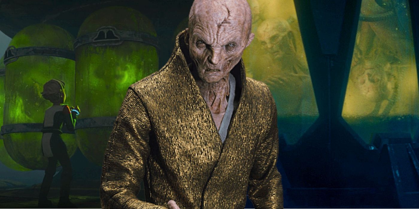 ¿Por qué el líder supremo Snoke está tan deformado?