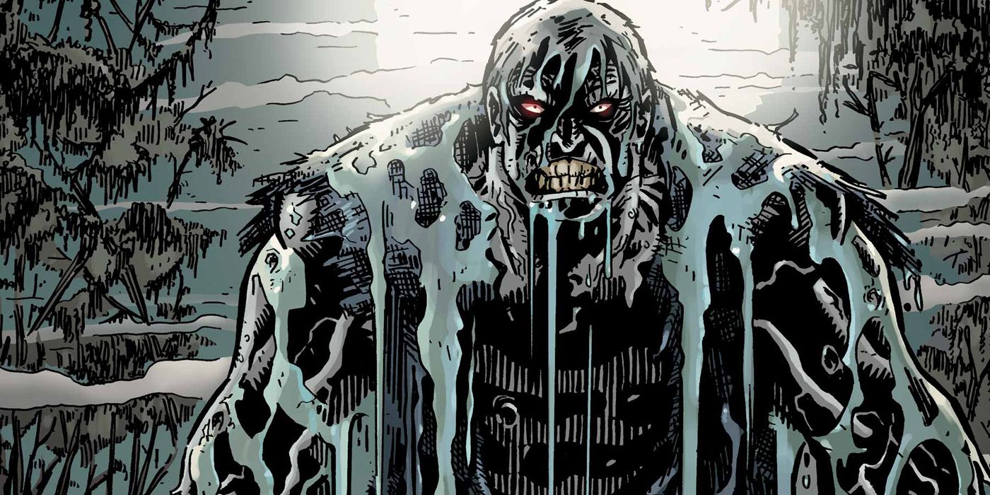 Solomon Grundy rising from the swamp.