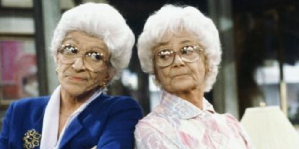 Sophia and her sister from Italy in The Golden Girls