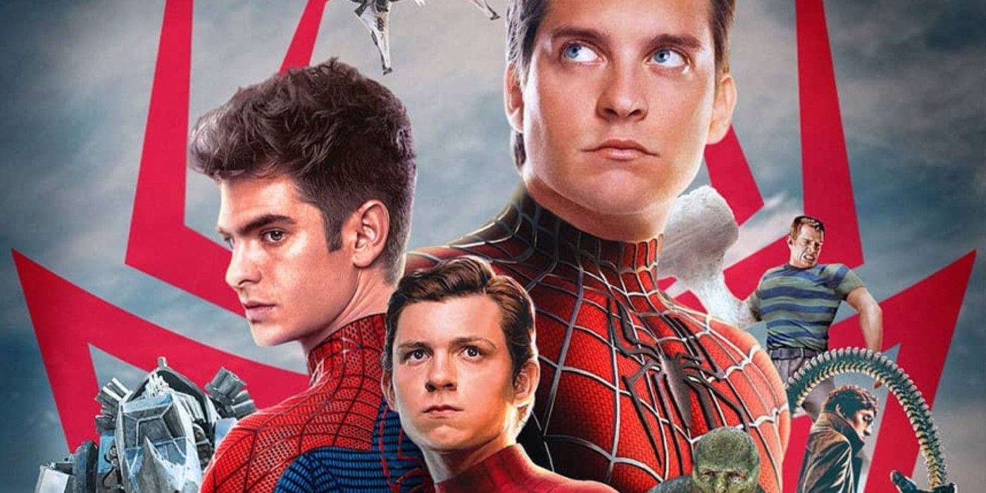 Spider-Man 3 Fan Art Assembles All Three Peter Parkers Vs Sinister Six