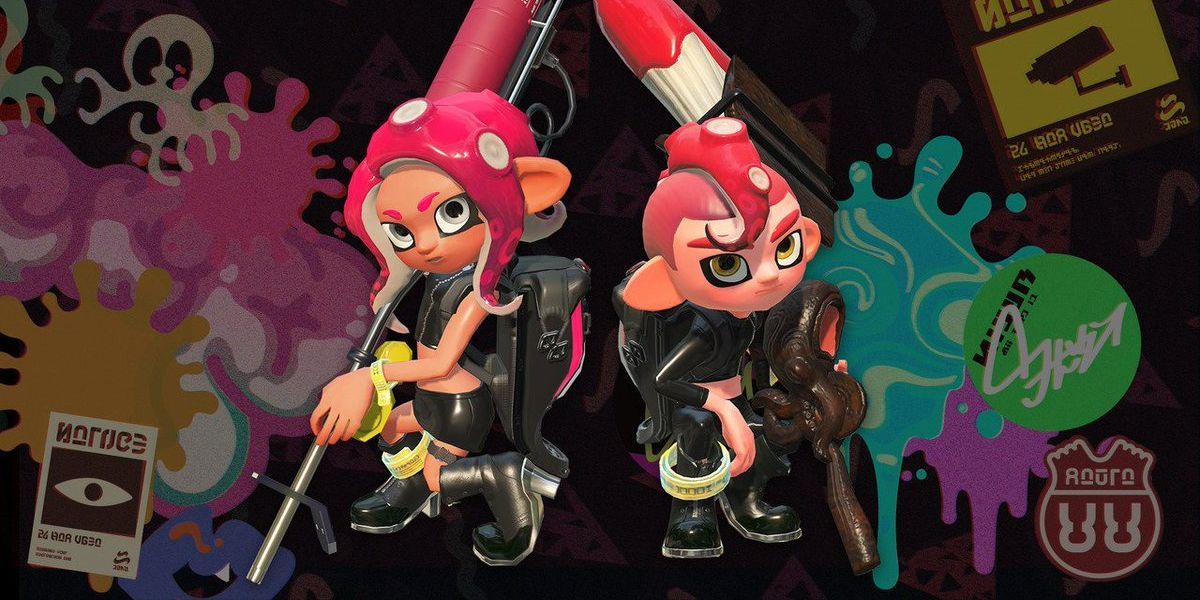 Posed renders of octolings in the Octo Expansion.