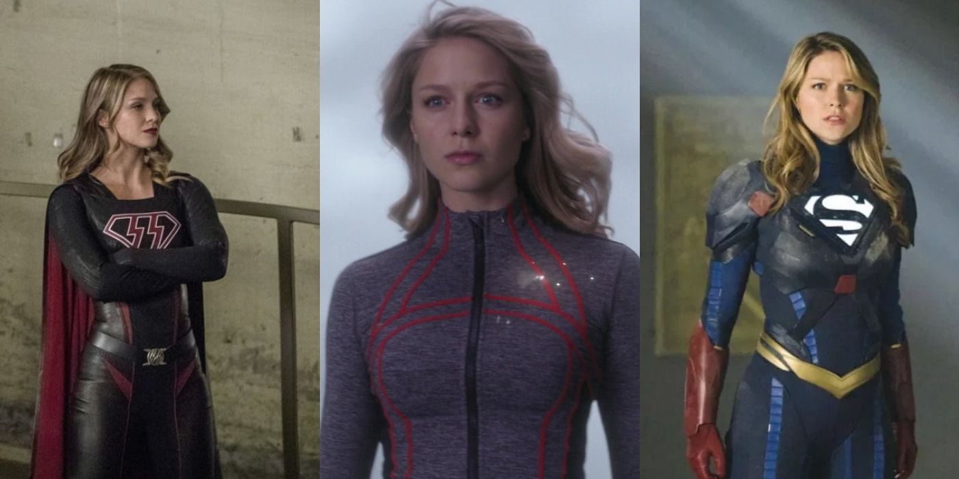 Split image of Overgirl, Red Daughter and Armored Supergirl Feature