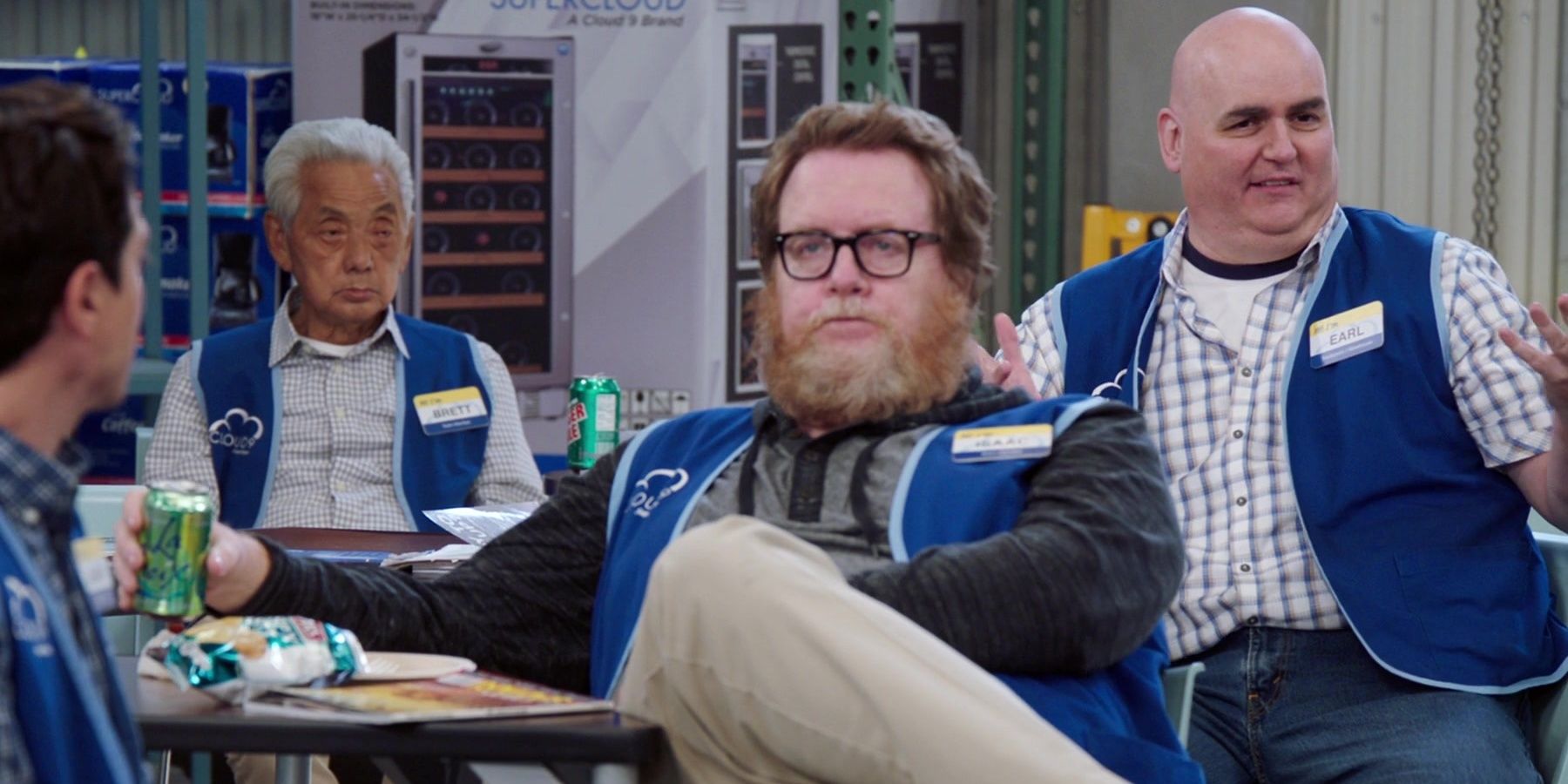 Steve Agee as Isaac in Superstore
