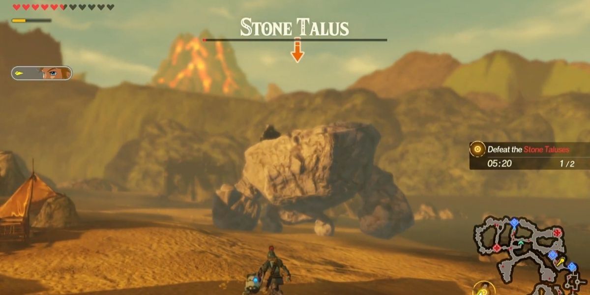 Link approaches a Stone Tlaus
