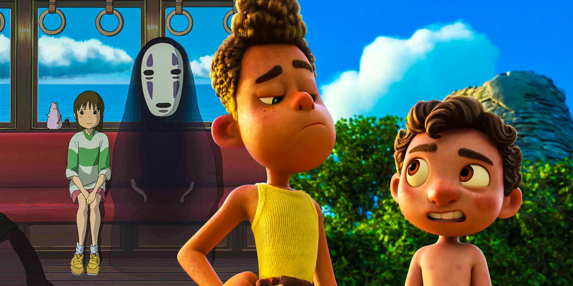 Studio Ghibli spirited away Inspired the Pixar Movie luca