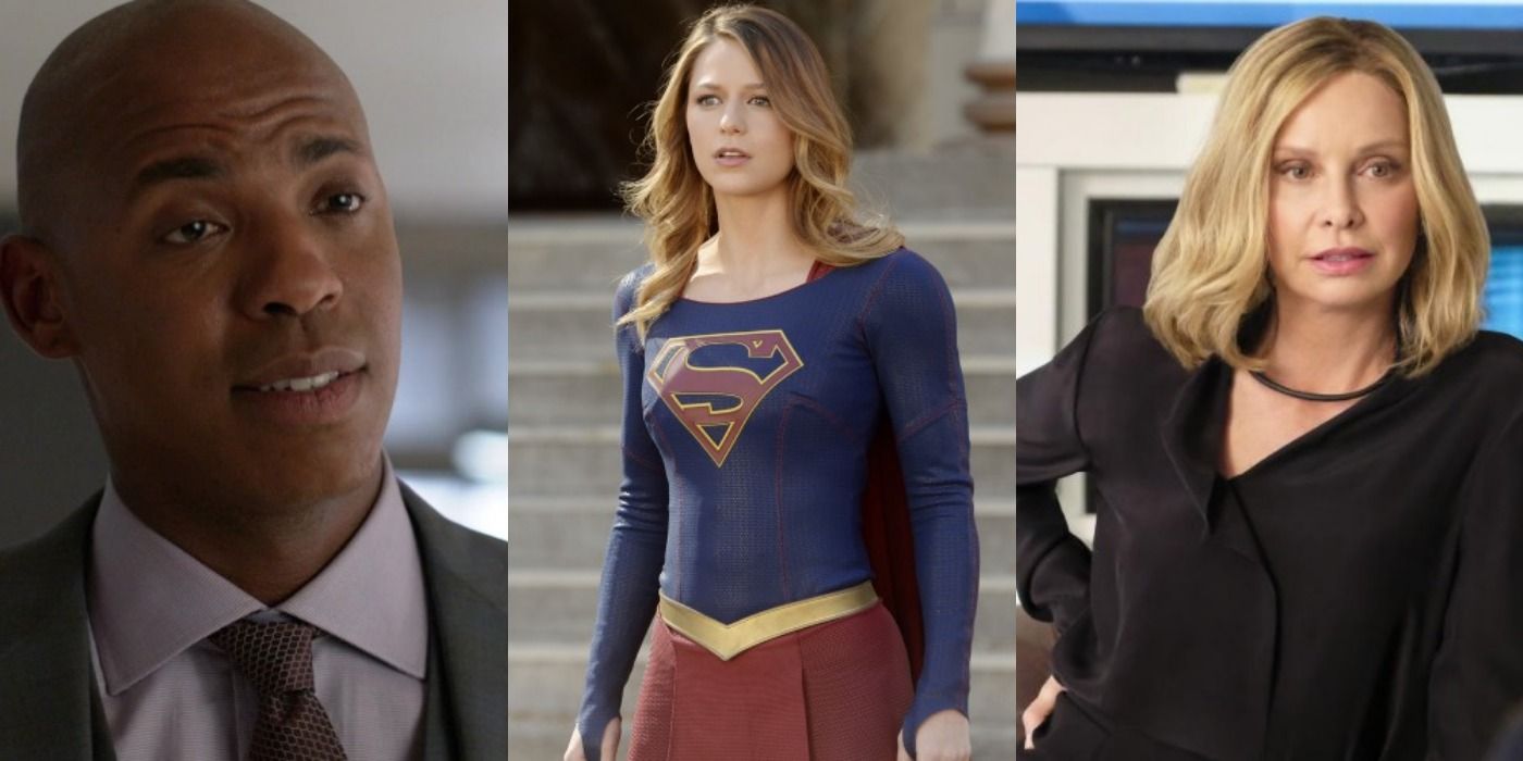 Collage of images from Supergirl