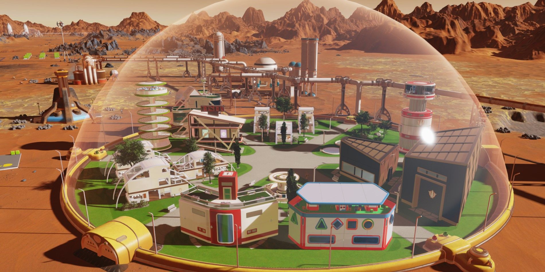 surviving mars colony sites