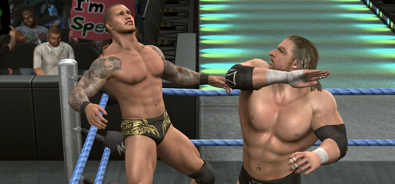 Triple H chops Randy Orton in SvR 2010