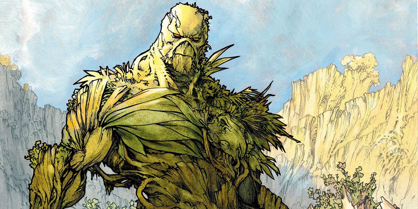 Swamp Thing defending the green.