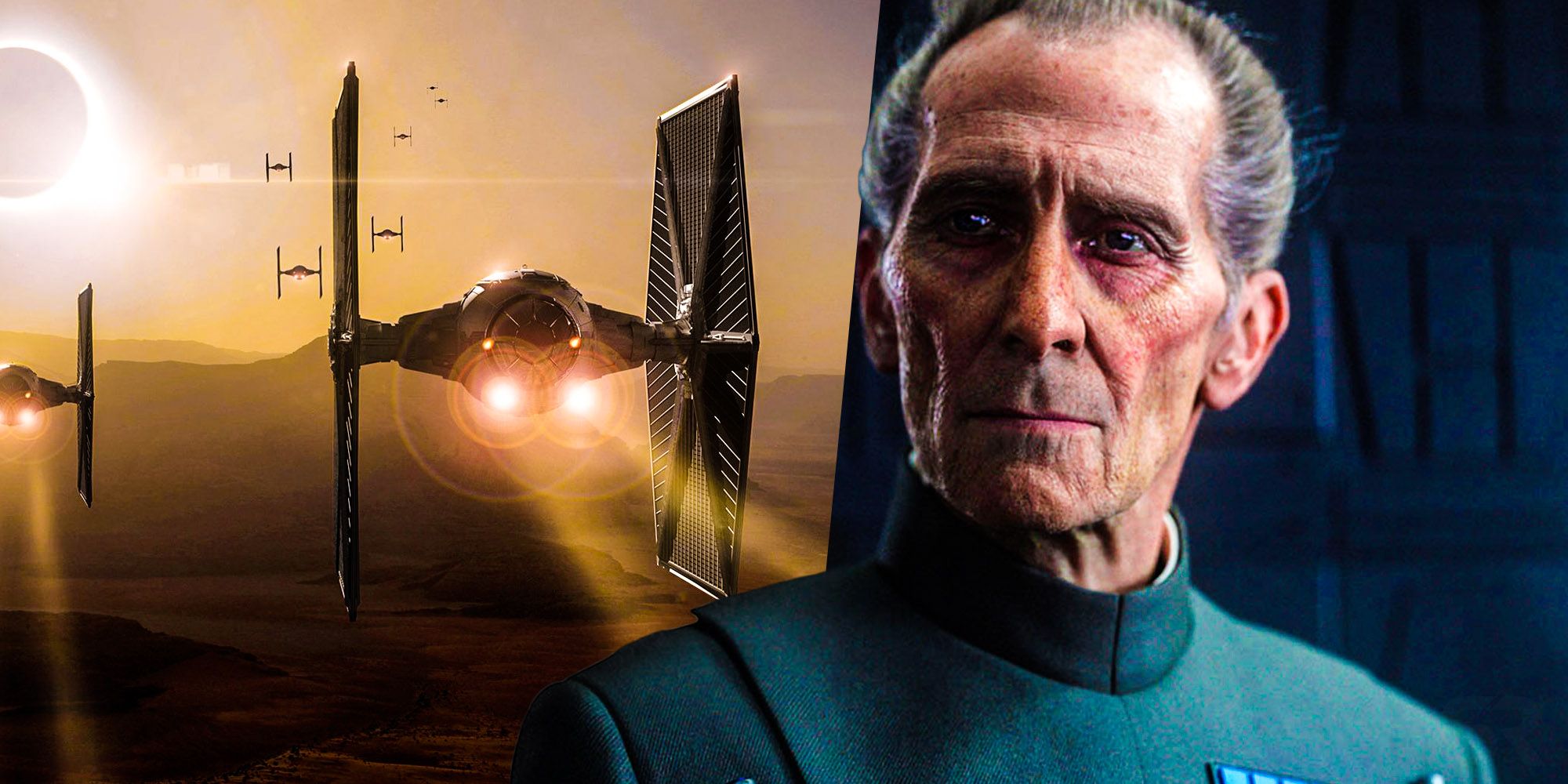 Admiral Tarkin and the Star Wars: The Force Awakens squadron