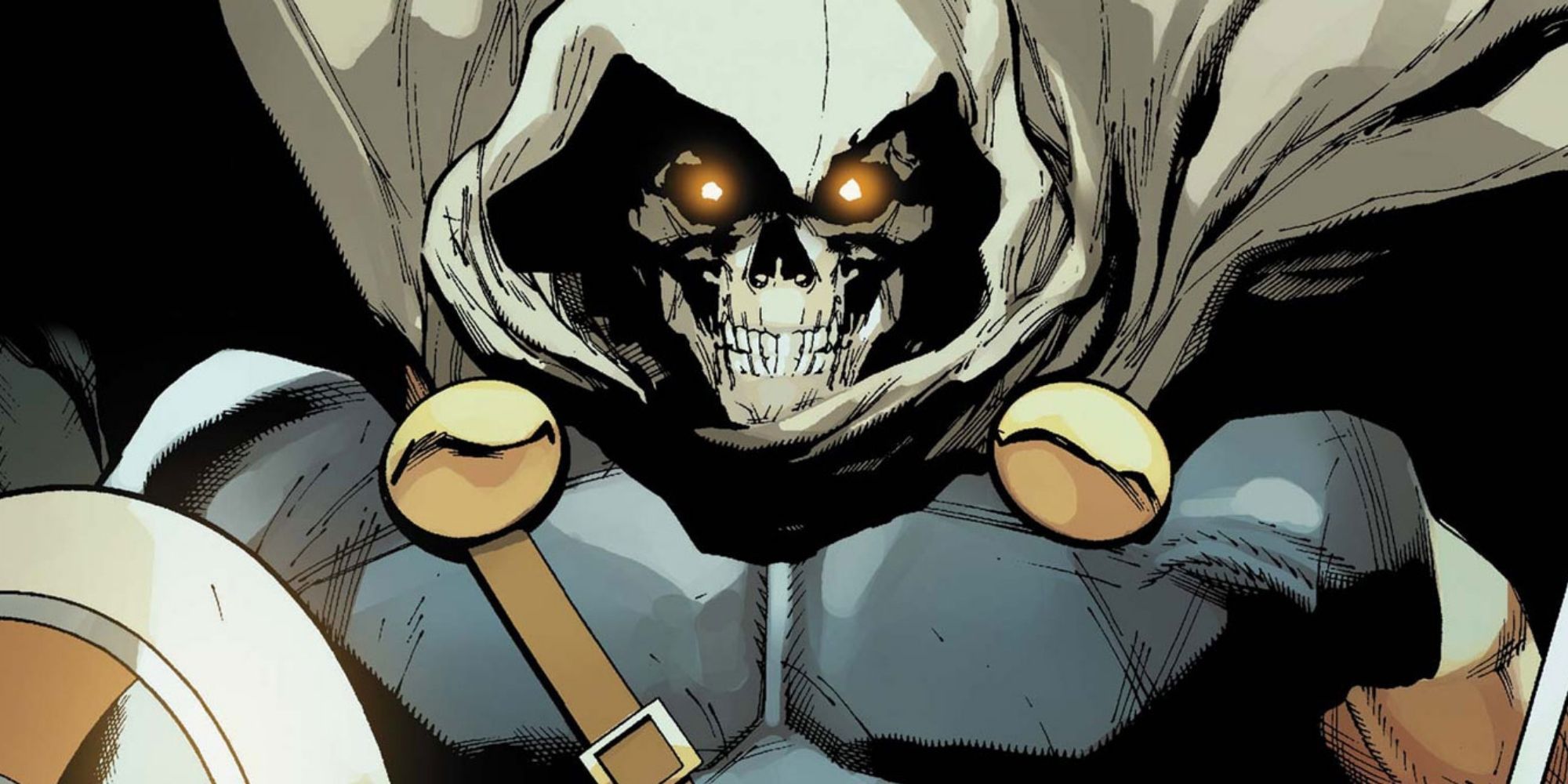 Taskmaster with his eyes glowing