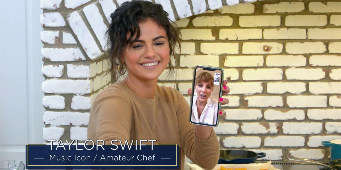 Selena Gomez FaceTimes with Taylor Swift