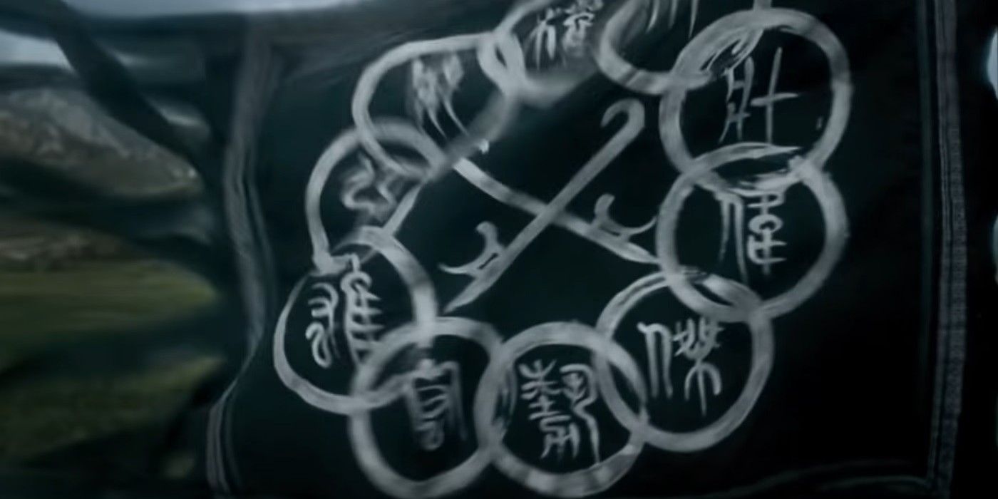 Ten Rings flag in Shang Chi