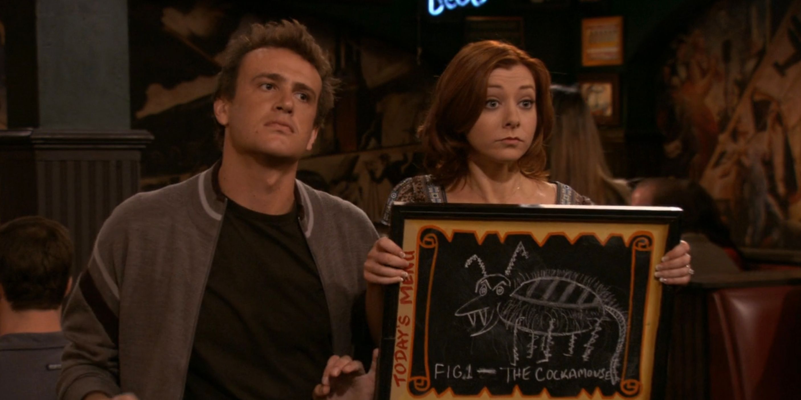 A drawing of the cockamouse in How I Met Your Mother.