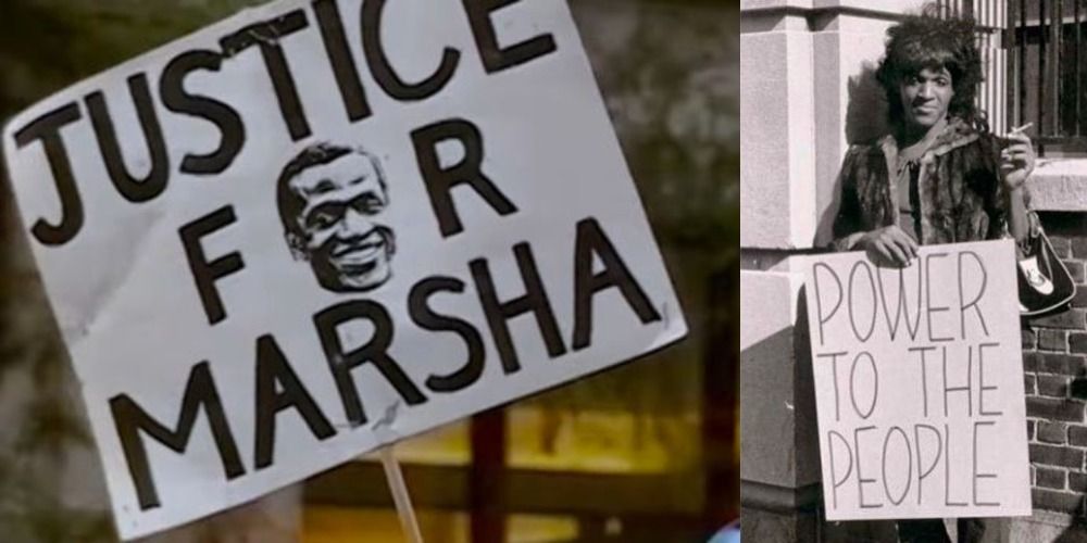 Stills from The Death & Life Of Marsha P. Johnson