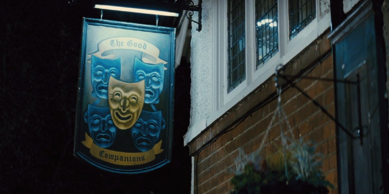 The Good Companions sign in The World's End