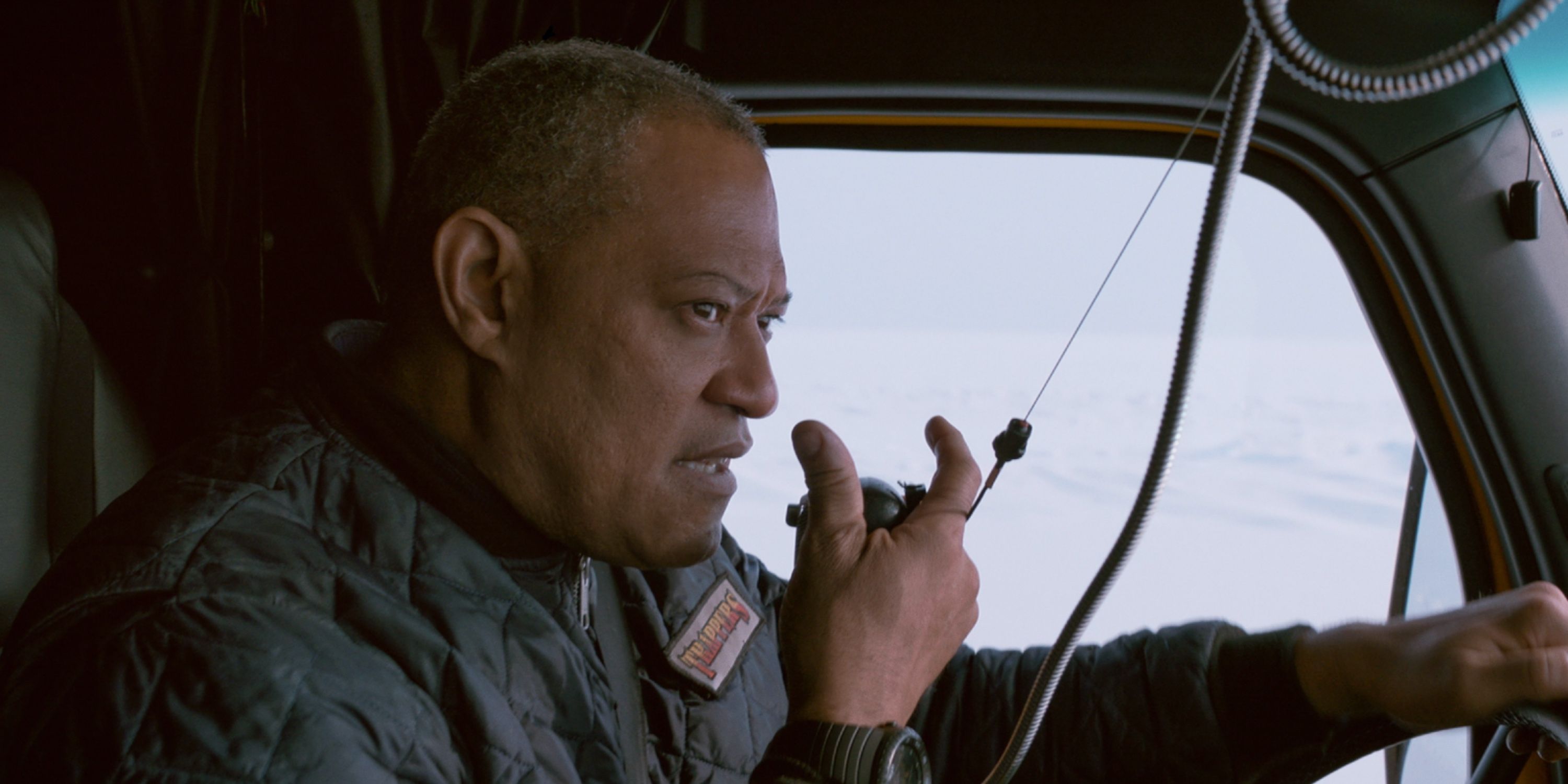 Laurence Fishburne as Goldenrod in The Ice Road on Netflix