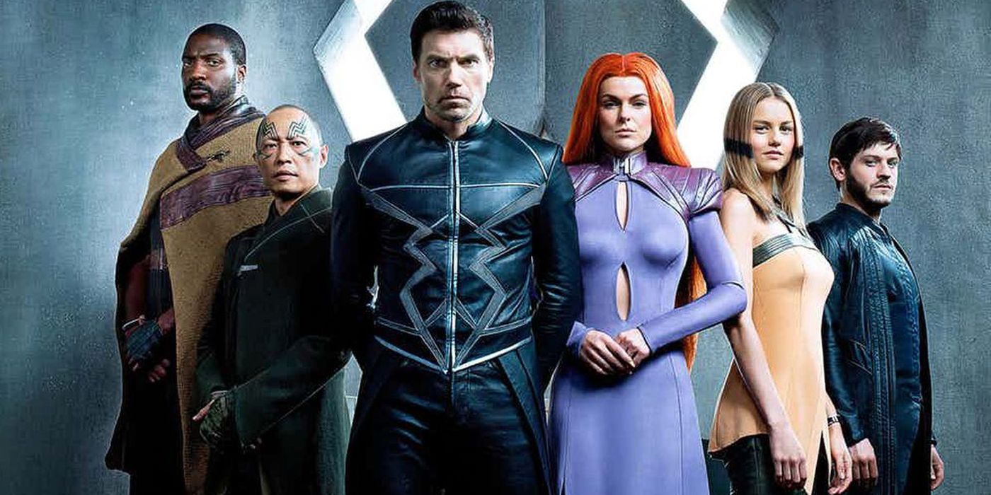 The cast of The Inhumans in a pose