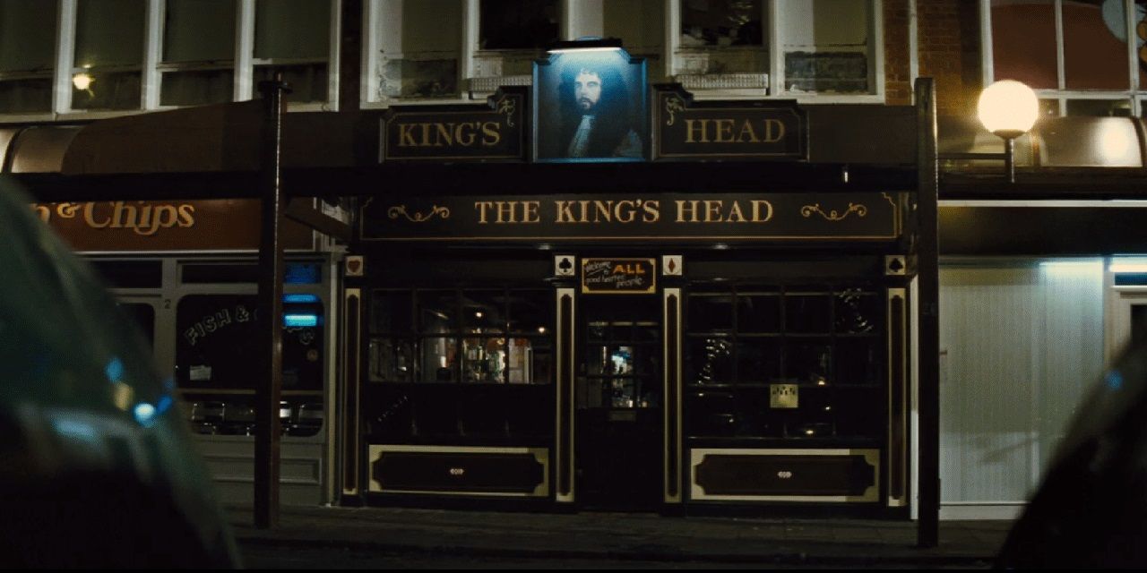 The King's Head sign in The World's End