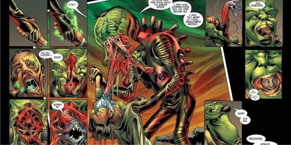 The Leader destroys Brian Banner Below All