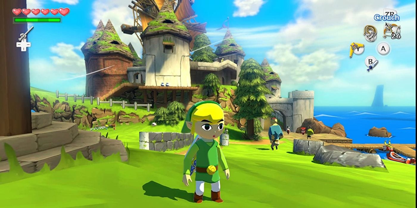 Screenshot from Nintendo's The Legend of Zelda: The Wind Waker.