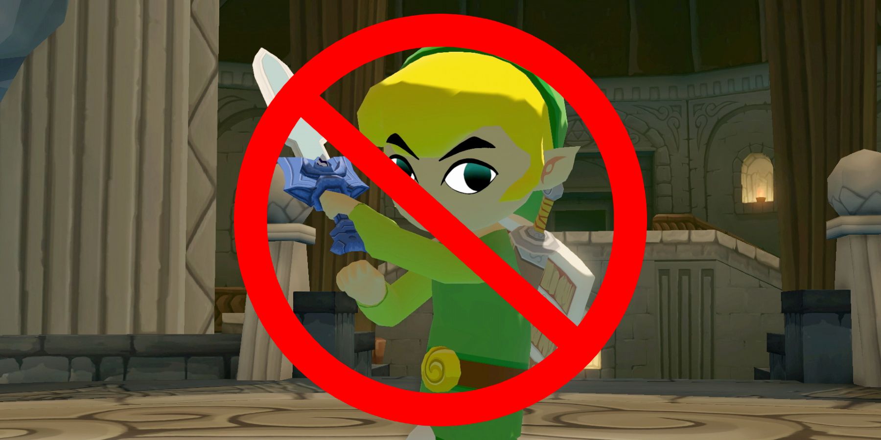 Why do people think the main character in Zelda is named Link
