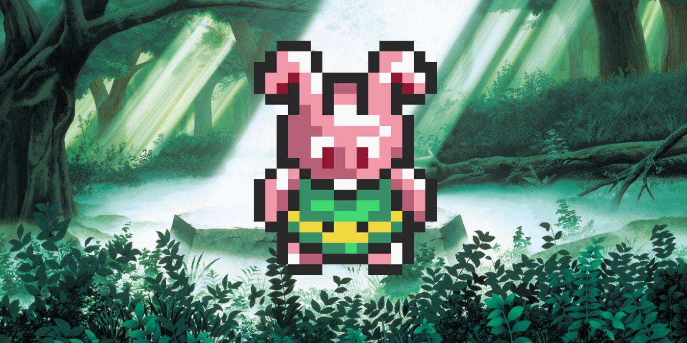 The Bunny Link sprite from A Link to the Past.