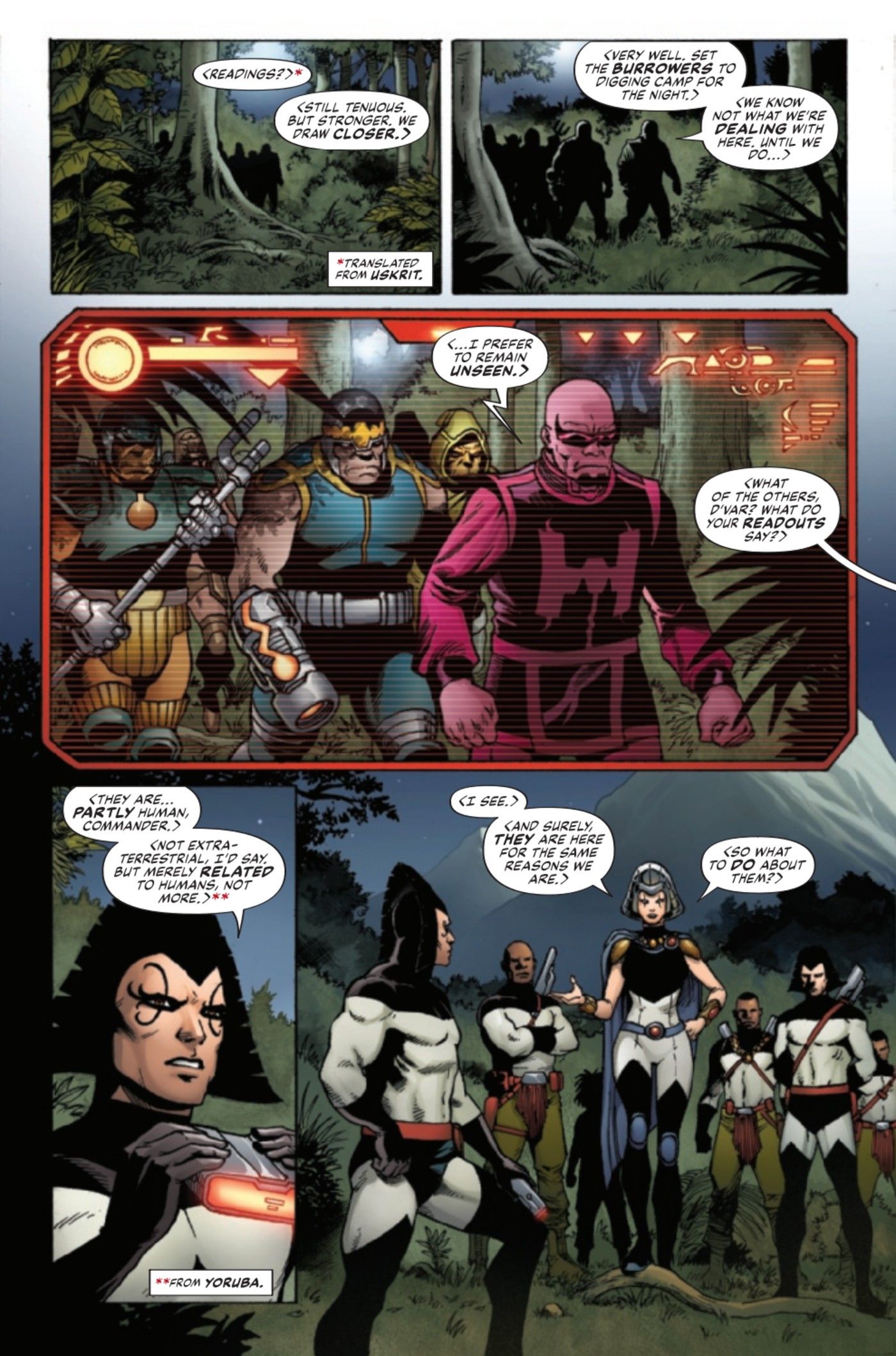 The Marvels #3 preview page 3 deviants shi'ar winter soldier red guardian