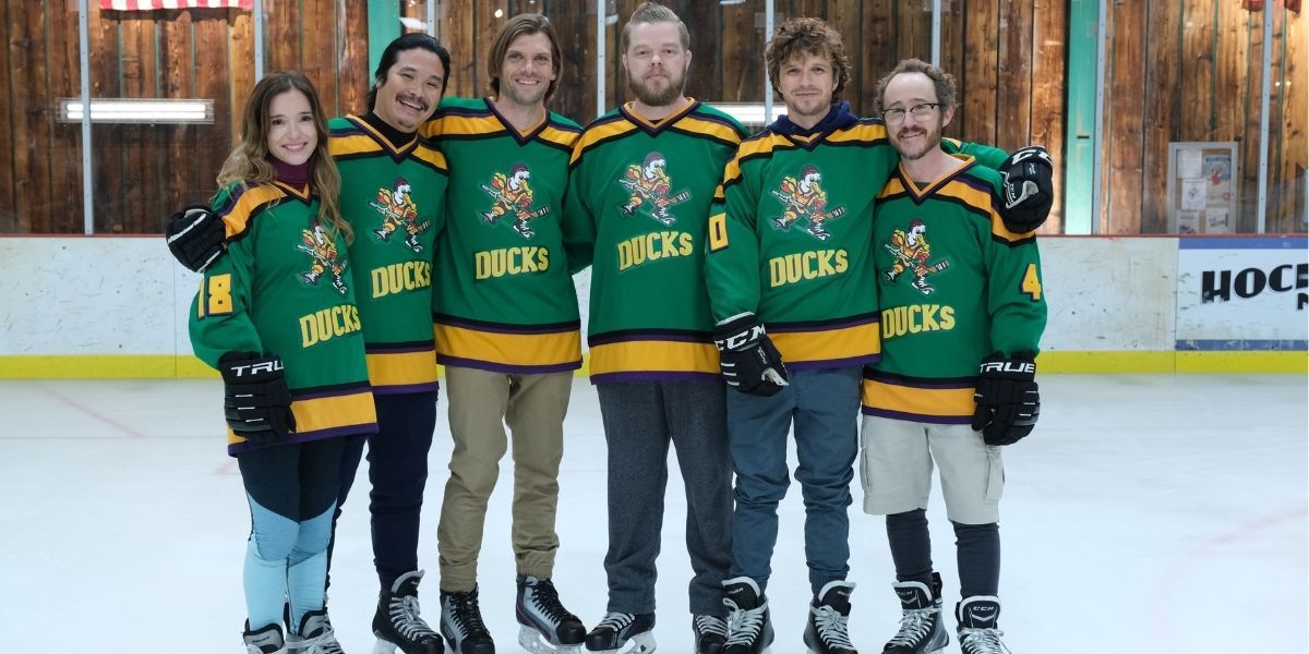 The original mighty ducks visiting the Don't Bothers