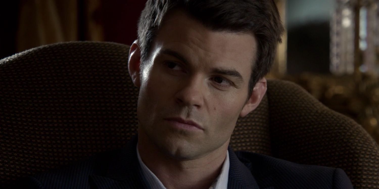 Elijah sits on a chair in The Originals