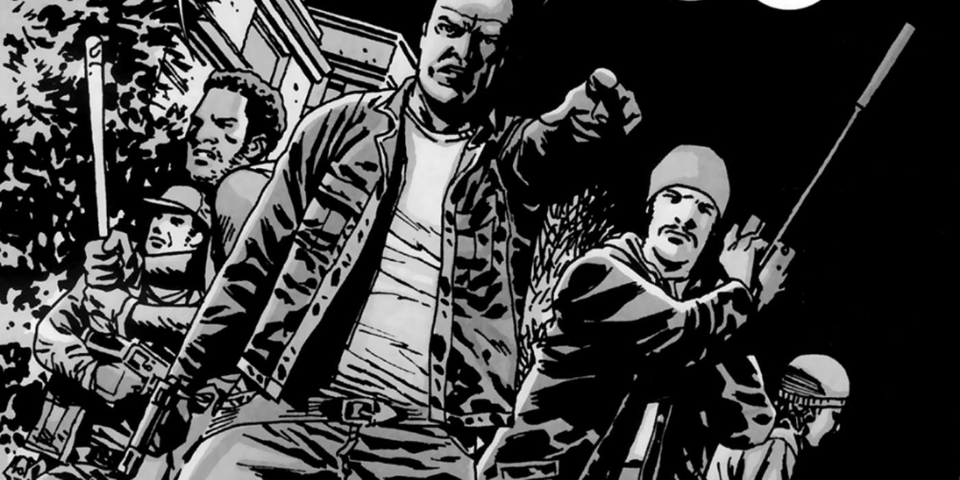 The Scavengers attack in The Walking Dead comics.